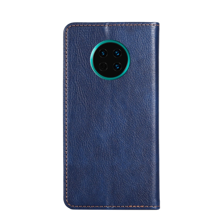 For Huawei Mate 30 PU + TPU Gloss Oil Solid Color Magnetic Horizontal Flip Leather Case with Holder & Card Slot & Wallet