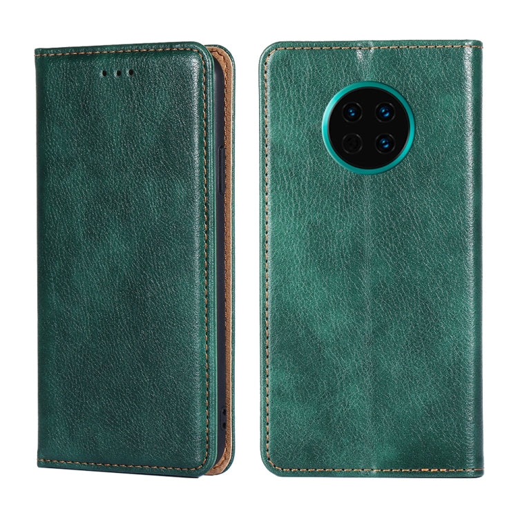 For Huawei Mate 30 PU + TPU Gloss Oil Solid Color Magnetic Horizontal Flip Leather Case with Holder & Card Slot & Wallet