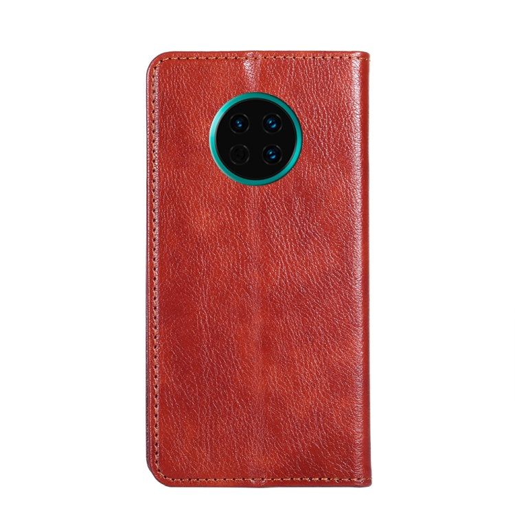 For Huawei Mate 30 PU + TPU Gloss Oil Solid Color Magnetic Horizontal Flip Leather Case with Holder & Card Slot & Wallet