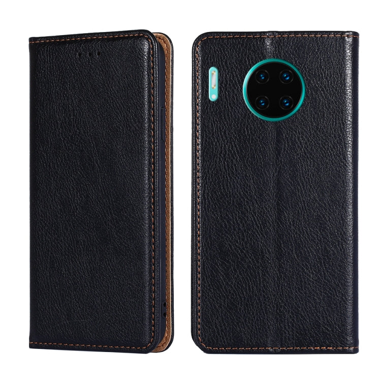 For Huawei Mate 30 Pro PU + TPU Gloss Oil Solid Color Magnetic Horizontal Flip Leather Case with Holder & Card Slot & Wallet