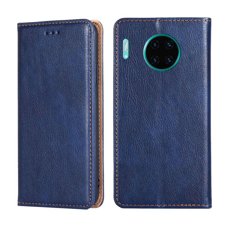 For Huawei Mate 30 Pro PU + TPU Gloss Oil Solid Color Magnetic Horizontal Flip Leather Case with Holder & Card Slot & Wallet