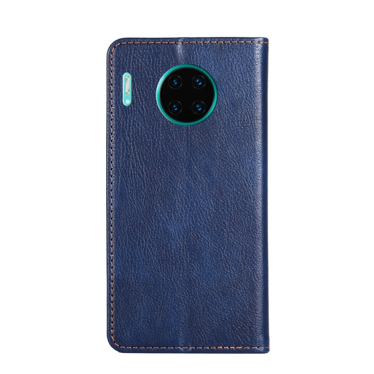 For Huawei Mate 30 Pro PU + TPU Gloss Oil Solid Color Magnetic Horizontal Flip Leather Case with Holder & Card Slot & Wallet