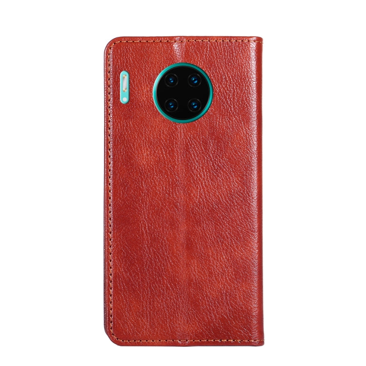For Huawei Mate 30 Pro PU + TPU Gloss Oil Solid Color Magnetic Horizontal Flip Leather Case with Holder & Card Slot & Wallet