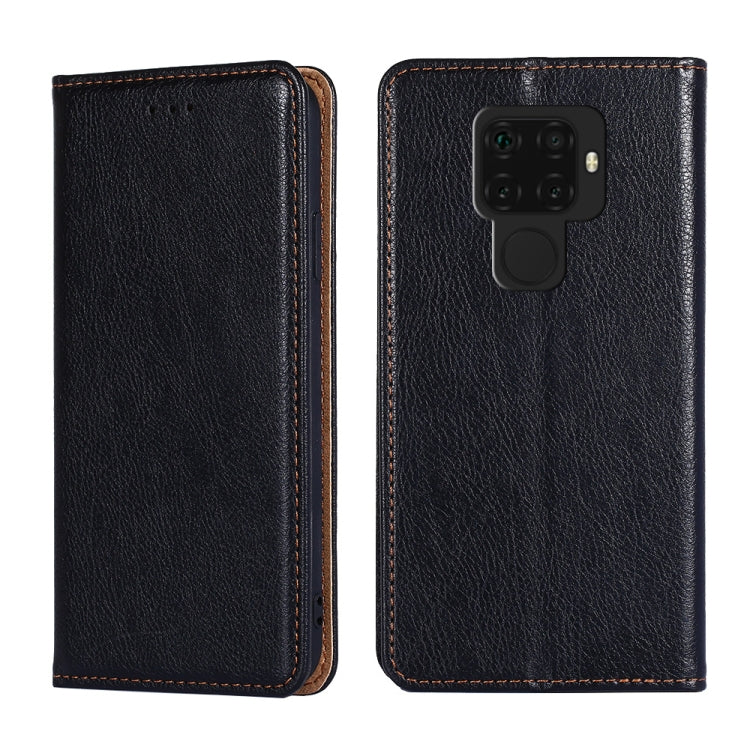 For Huawei Mate 30 Lite PU + TPU Gloss Oil Solid Color Magnetic Horizontal Flip Leather Case with Holder & Card Slot & Wallet