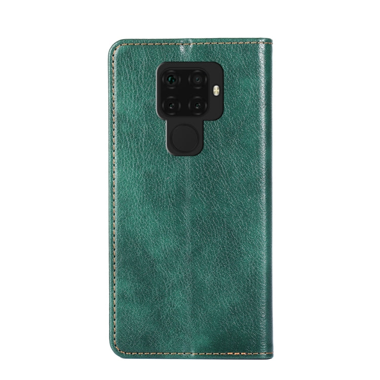 For Huawei Mate 30 Lite PU + TPU Gloss Oil Solid Color Magnetic Horizontal Flip Leather Case with Holder & Card Slot & Wallet