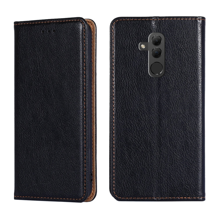 For Huawei Mate 20 lite PU + TPU Gloss Oil Solid Color Magnetic Horizontal Flip Leather Case with Holder & Card Slot & Wallet