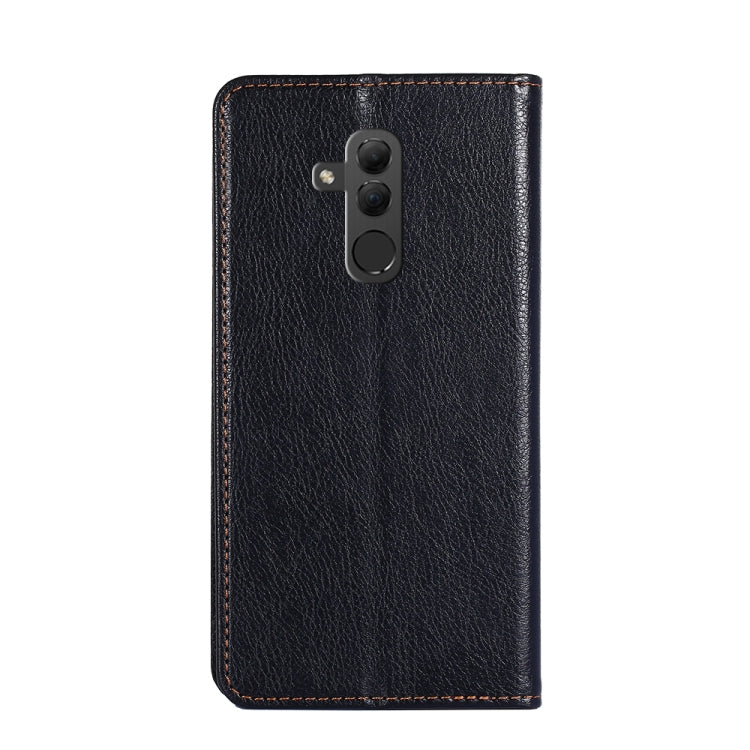 For Huawei Mate 20 lite PU + TPU Gloss Oil Solid Color Magnetic Horizontal Flip Leather Case with Holder & Card Slot & Wallet