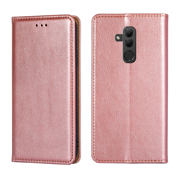 For Huawei Mate 20 lite PU + TPU Gloss Oil Solid Color Magnetic Horizontal Flip Leather Case with Holder & Card Slot & Wallet