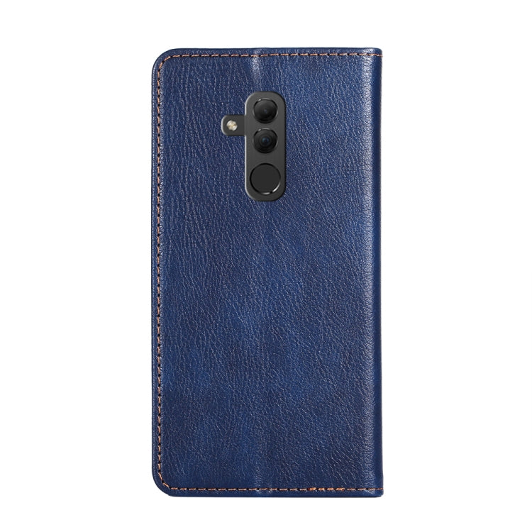 For Huawei Mate 20 lite PU + TPU Gloss Oil Solid Color Magnetic Horizontal Flip Leather Case with Holder & Card Slot & Wallet