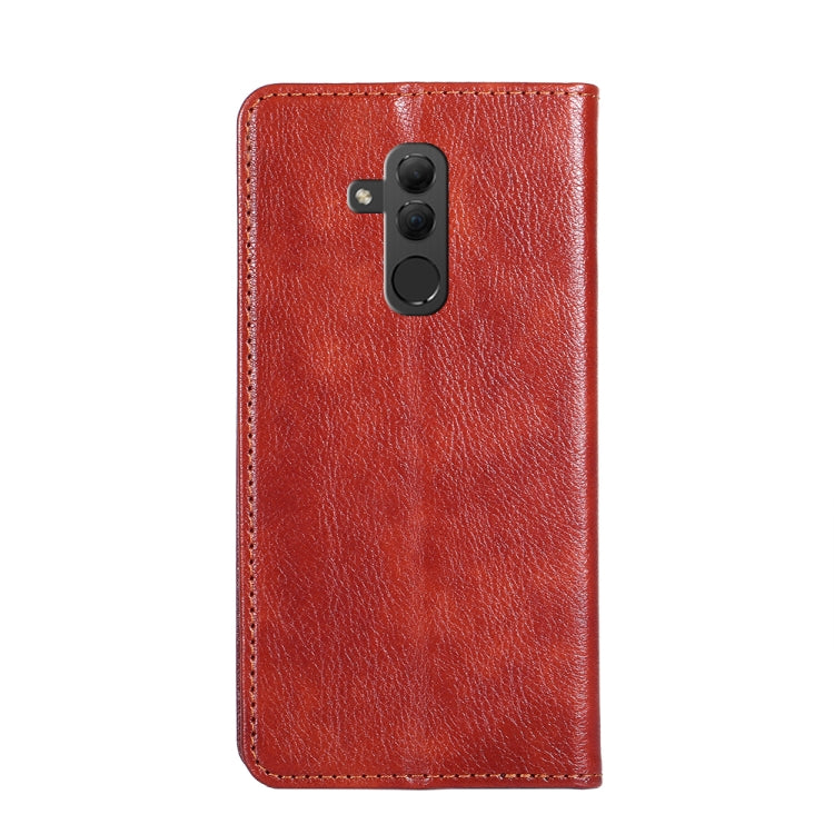 For Huawei Mate 20 lite PU + TPU Gloss Oil Solid Color Magnetic Horizontal Flip Leather Case with Holder & Card Slot & Wallet