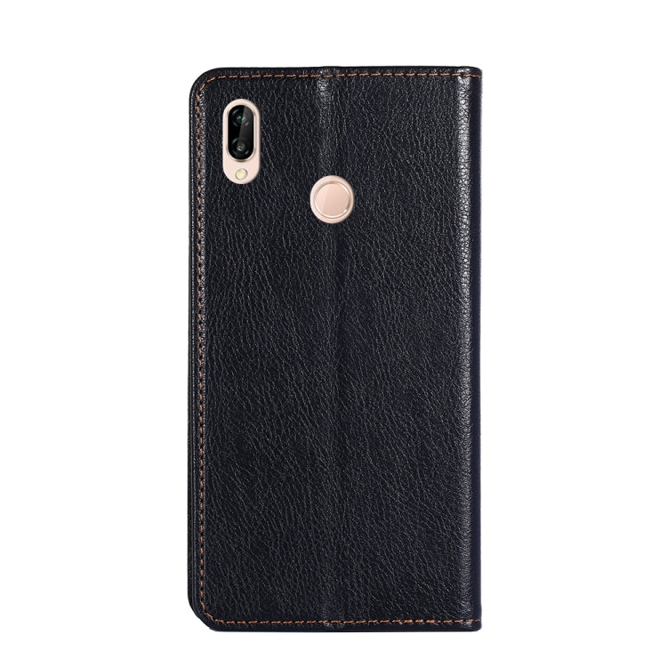 For Huawei P20 lite / Nova 3e PU + TPU Gloss Oil Solid Color Magnetic Horizontal Flip Leather Case with Holder & Card Slot & Wallet