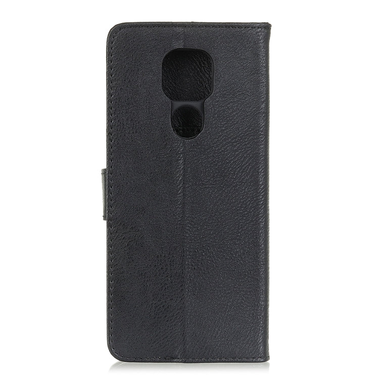 For Motorola Moto G Play 2021 KHAZNEH Cowhide Texture Horizontal Flip Leather Case with Holder & Card Slots & Wallet