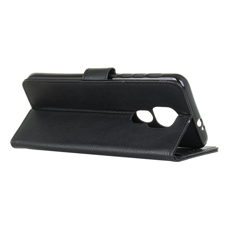 For Motorola Moto G Play 2021 KHAZNEH Cowhide Texture Horizontal Flip Leather Case with Holder & Card Slots & Wallet