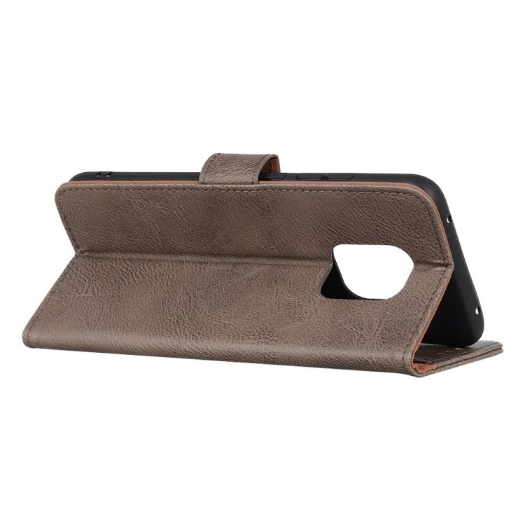 For Motorola Moto G Power 2021 KHAZNEH Cowhide Texture Horizontal Flip Leather Case with Holder & Card Slots & Wallet