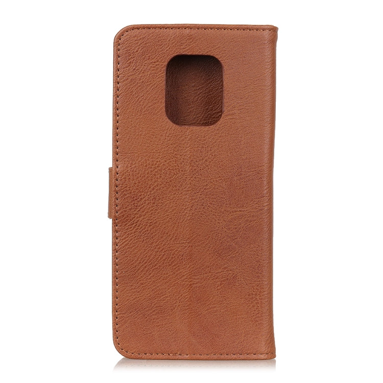 For Motorola Moto G Power 2021 KHAZNEH Cowhide Texture Horizontal Flip Leather Case with Holder & Card Slots & Wallet