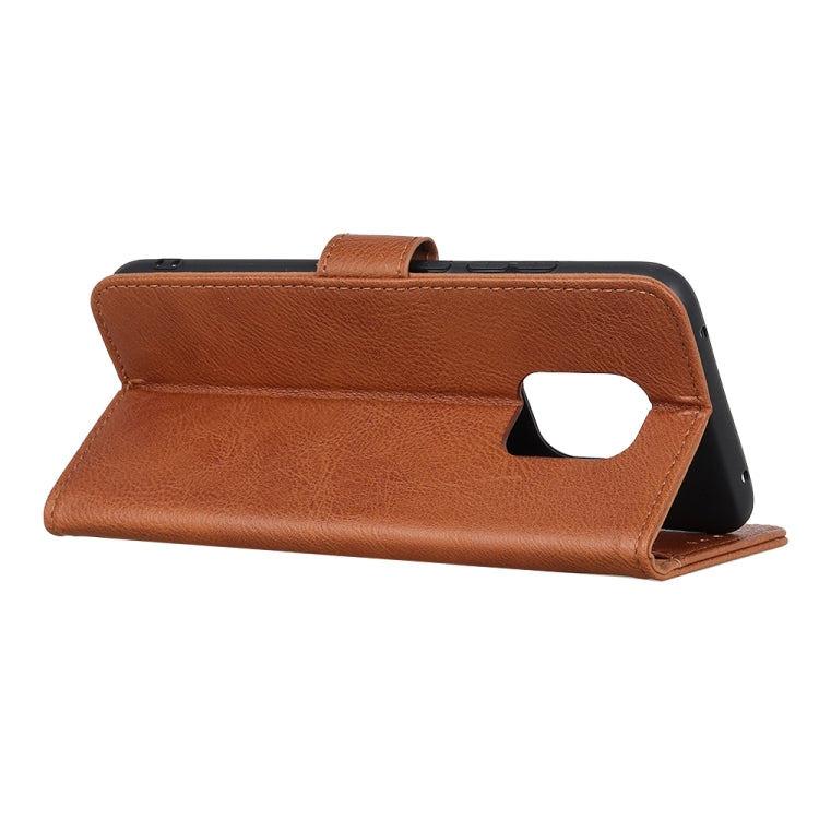 For Motorola Moto G Power 2021 KHAZNEH Cowhide Texture Horizontal Flip Leather Case with Holder & Card Slots & Wallet