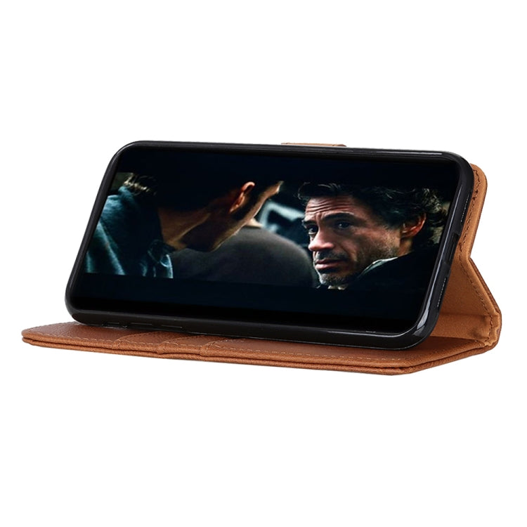For OnePlus 9 Pro KHAZNEH Cowhide Texture Horizontal Flip Leather Case with Holder & Card Slots & Wallet