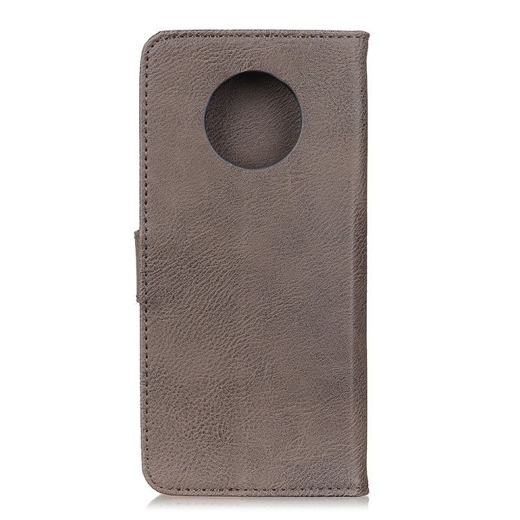 For Xiaomi Redmi Note 9 5G KHAZNEH Cowhide Texture Horizontal Flip Leather Case with Holder & Card Slots & Wallet