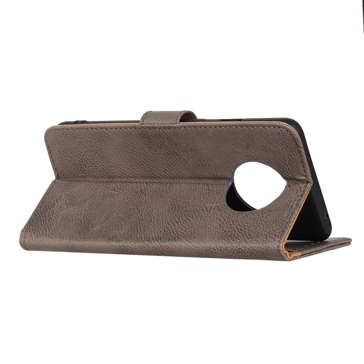 For Xiaomi Redmi Note 9 5G KHAZNEH Cowhide Texture Horizontal Flip Leather Case with Holder & Card Slots & Wallet