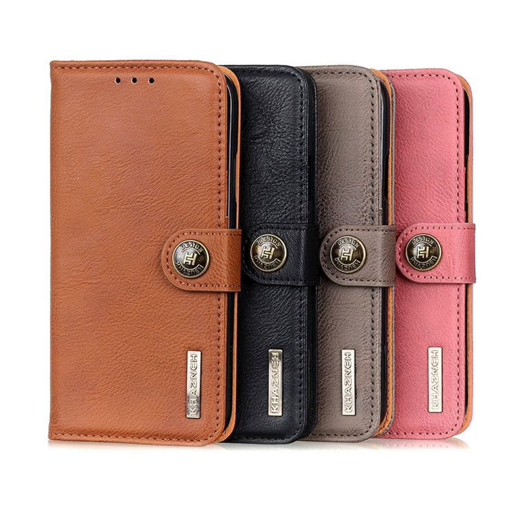 For Xiaomi Mi 11 KHAZNEH Cowhide Texture Horizontal Flip Leather Case with Holder & Card Slots & Wallet