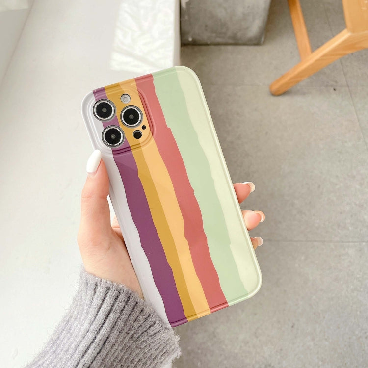 Rainbow IMD Shockproof TPU Protective Case For iPhone 11