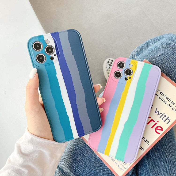 Rainbow IMD Shockproof TPU Protective Case For iPhone 11