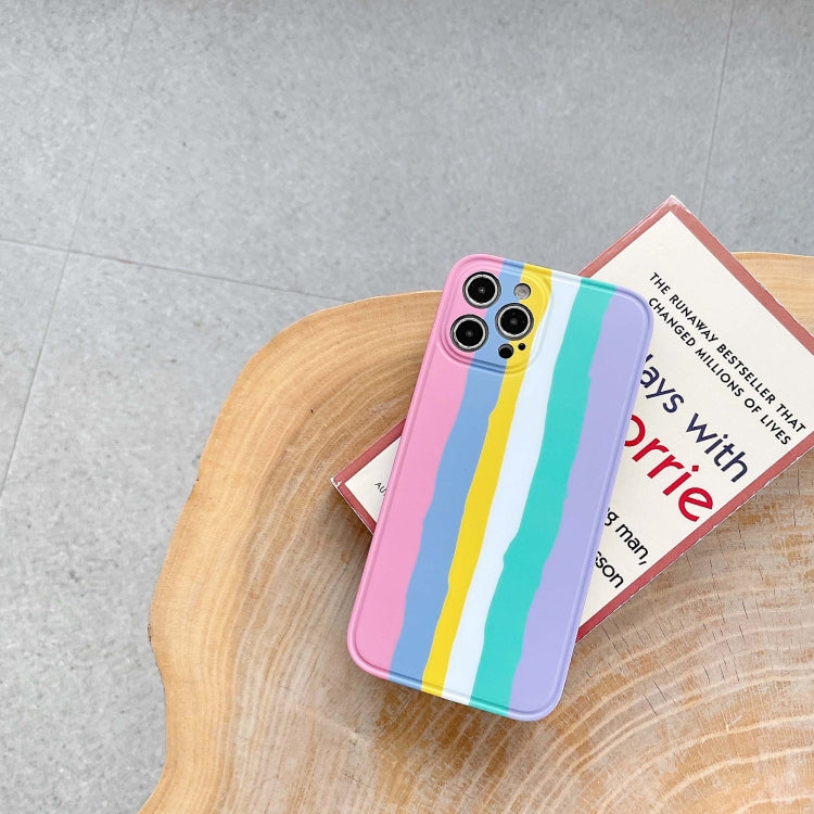 Rainbow IMD Shockproof TPU Protective Case For iPhone 11 Pro