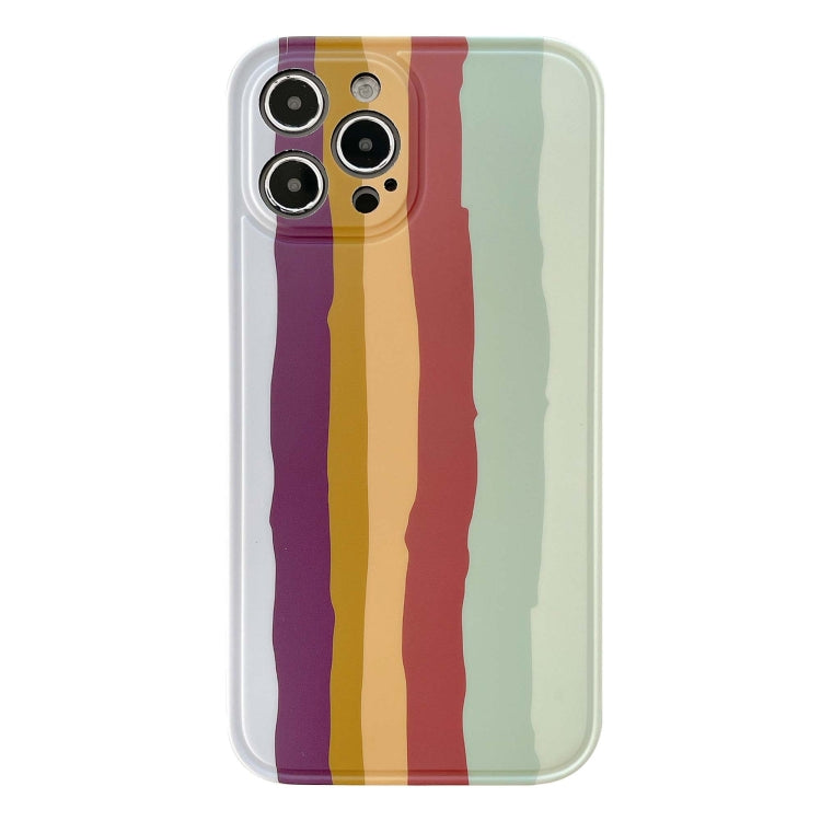 Rainbow IMD Shockproof TPU Protective Case For iPhone 11 Pro