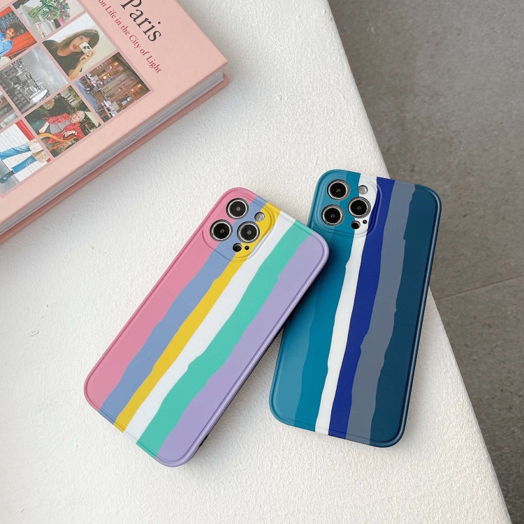 Rainbow IMD Shockproof TPU Protective Case For iPhone 11 Pro
