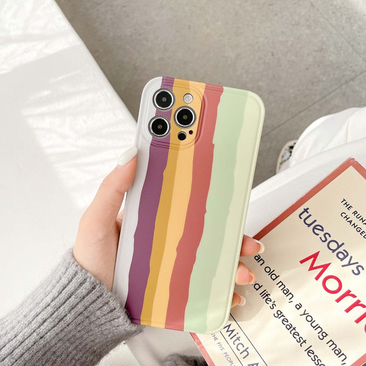 Rainbow IMD Shockproof TPU Protective Case For iPhone 11 Pro Max