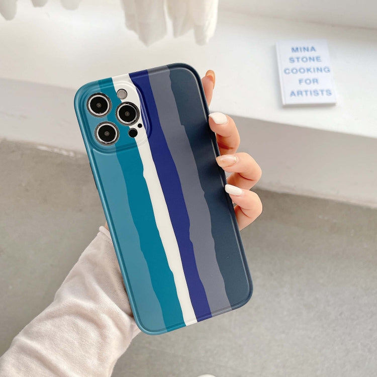 For iPhone 12 Pro Rainbow IMD Shockproof TPU Protective Case