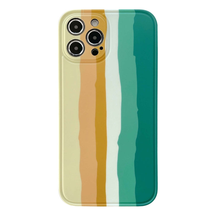 For iPhone 12 Pro Rainbow IMD Shockproof TPU Protective Case