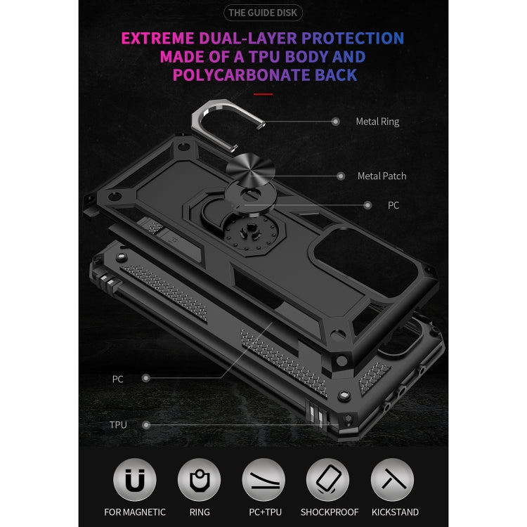 For Xiaomi Mi 10T Pro 5G Shockproof TPU + PC Protective Case with 360 Degree Rotating Holder