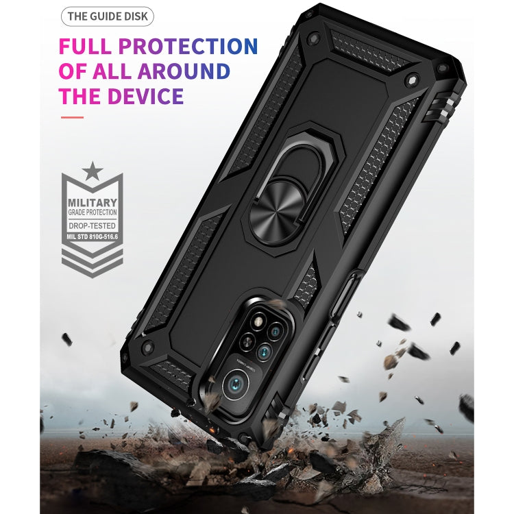 For Xiaomi Mi 10T Pro 5G Shockproof TPU + PC Protective Case with 360 Degree Rotating Holder