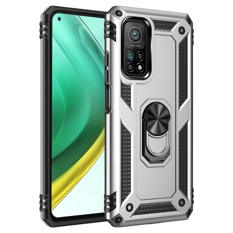 For Xiaomi Mi 10T Pro 5G Shockproof TPU + PC Protective Case with 360 Degree Rotating Holder