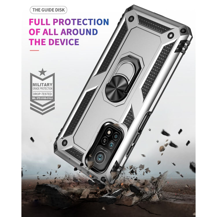 For Xiaomi Mi 10T Pro 5G Shockproof TPU + PC Protective Case with 360 Degree Rotating Holder