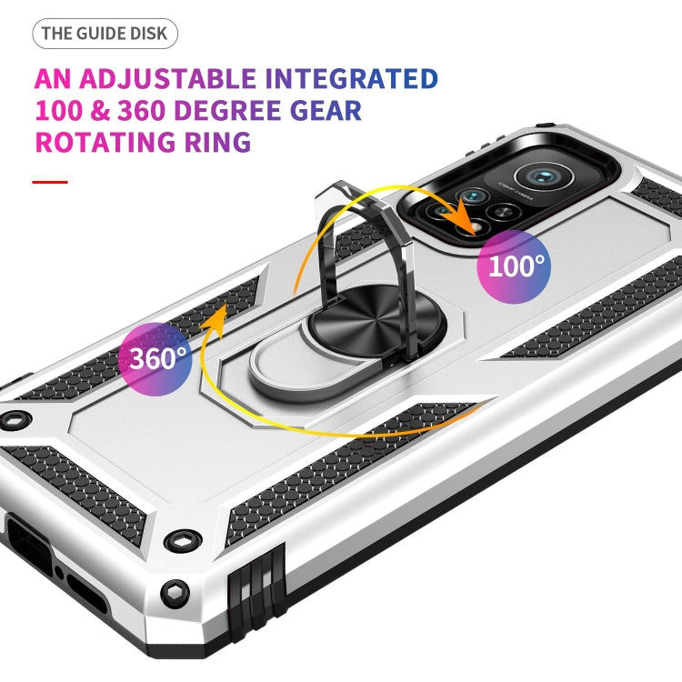 For Xiaomi Mi 10T Pro 5G Shockproof TPU + PC Protective Case with 360 Degree Rotating Holder