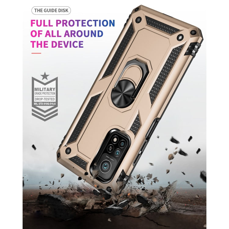 For Xiaomi Mi 10T Pro 5G Shockproof TPU + PC Protective Case with 360 Degree Rotating Holder