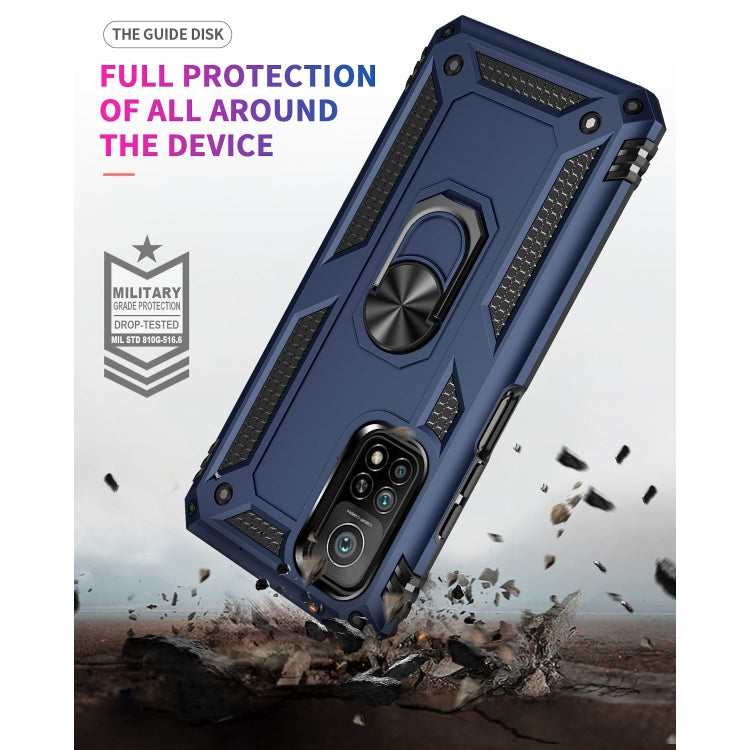 For Xiaomi Mi 10T Pro 5G Shockproof TPU + PC Protective Case with 360 Degree Rotating Holder