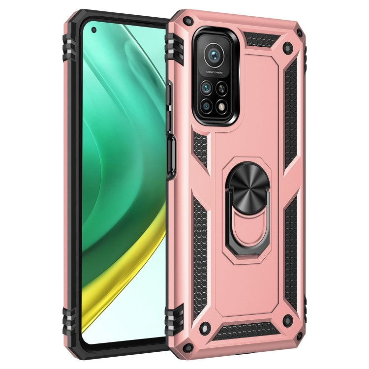 For Xiaomi Mi 10T Pro 5G Shockproof TPU + PC Protective Case with 360 Degree Rotating Holder