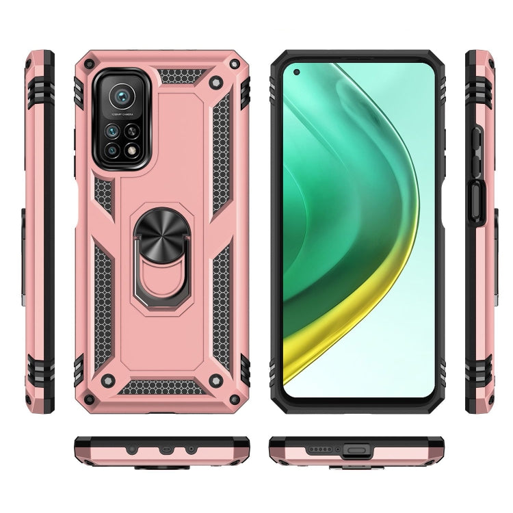 For Xiaomi Mi 10T Pro 5G Shockproof TPU + PC Protective Case with 360 Degree Rotating Holder