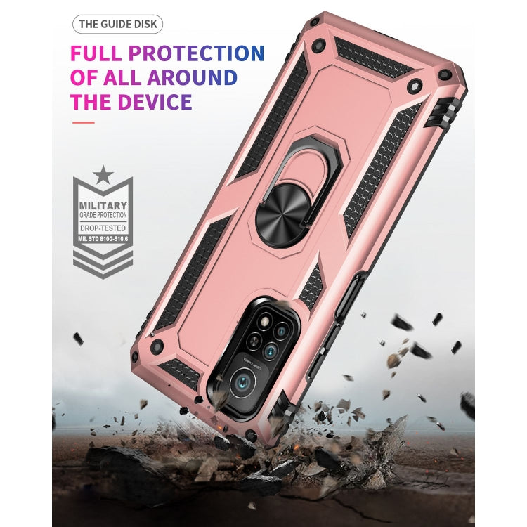 For Xiaomi Mi 10T Pro 5G Shockproof TPU + PC Protective Case with 360 Degree Rotating Holder