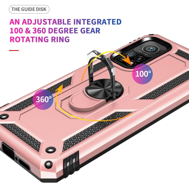 For Xiaomi Mi 10T Pro 5G Shockproof TPU + PC Protective Case with 360 Degree Rotating Holder