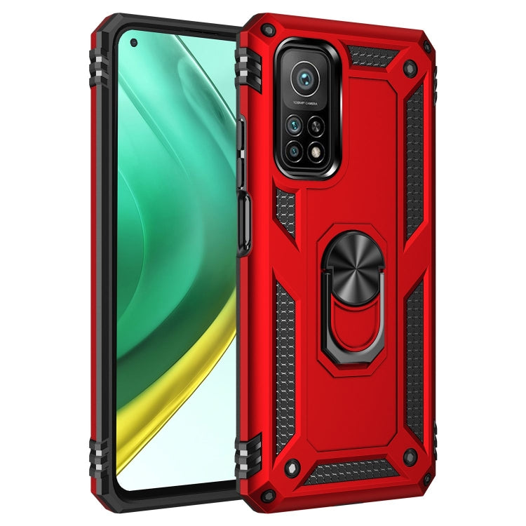 For Xiaomi Mi 10T Pro 5G Shockproof TPU + PC Protective Case with 360 Degree Rotating Holder