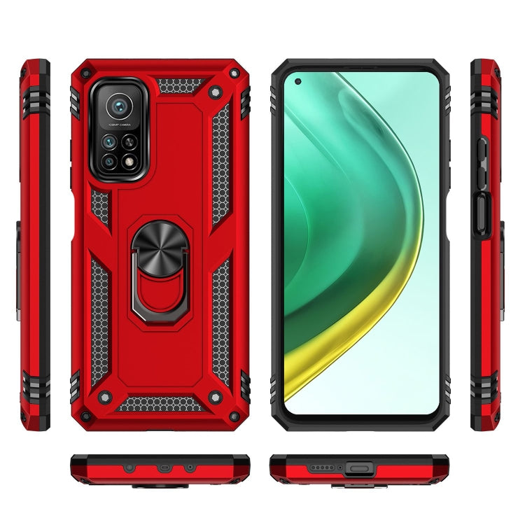 For Xiaomi Mi 10T Pro 5G Shockproof TPU + PC Protective Case with 360 Degree Rotating Holder