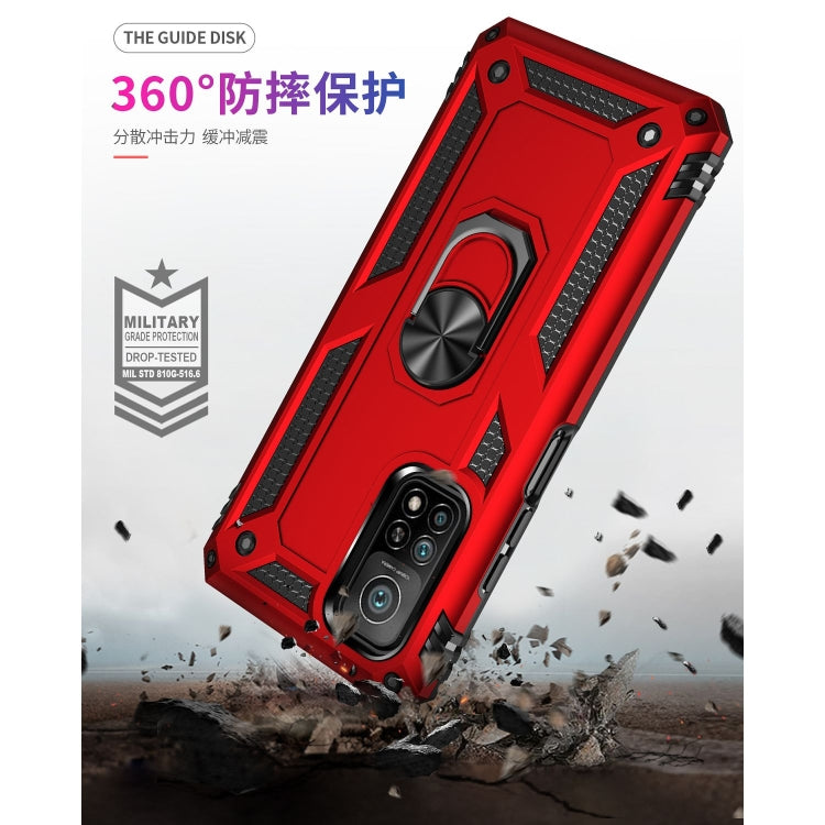 For Xiaomi Mi 10T Pro 5G Shockproof TPU + PC Protective Case with 360 Degree Rotating Holder