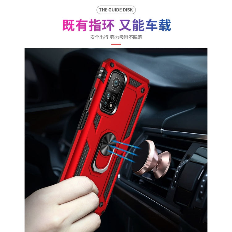 For Xiaomi Mi 10T Pro 5G Shockproof TPU + PC Protective Case with 360 Degree Rotating Holder