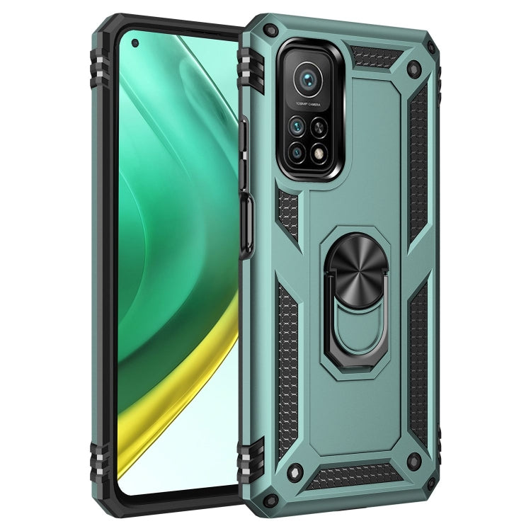 For Xiaomi Mi 10T Pro 5G Shockproof TPU + PC Protective Case with 360 Degree Rotating Holder