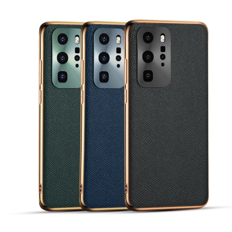 Cowhide Palm Print Shockproof Precise Hole Protective Case For Huawei P40 Pro