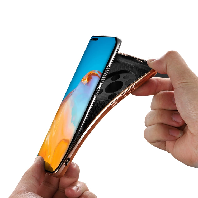 Cowhide Palm Print Shockproof Precise Hole Protective Case For Huawei Mate 30